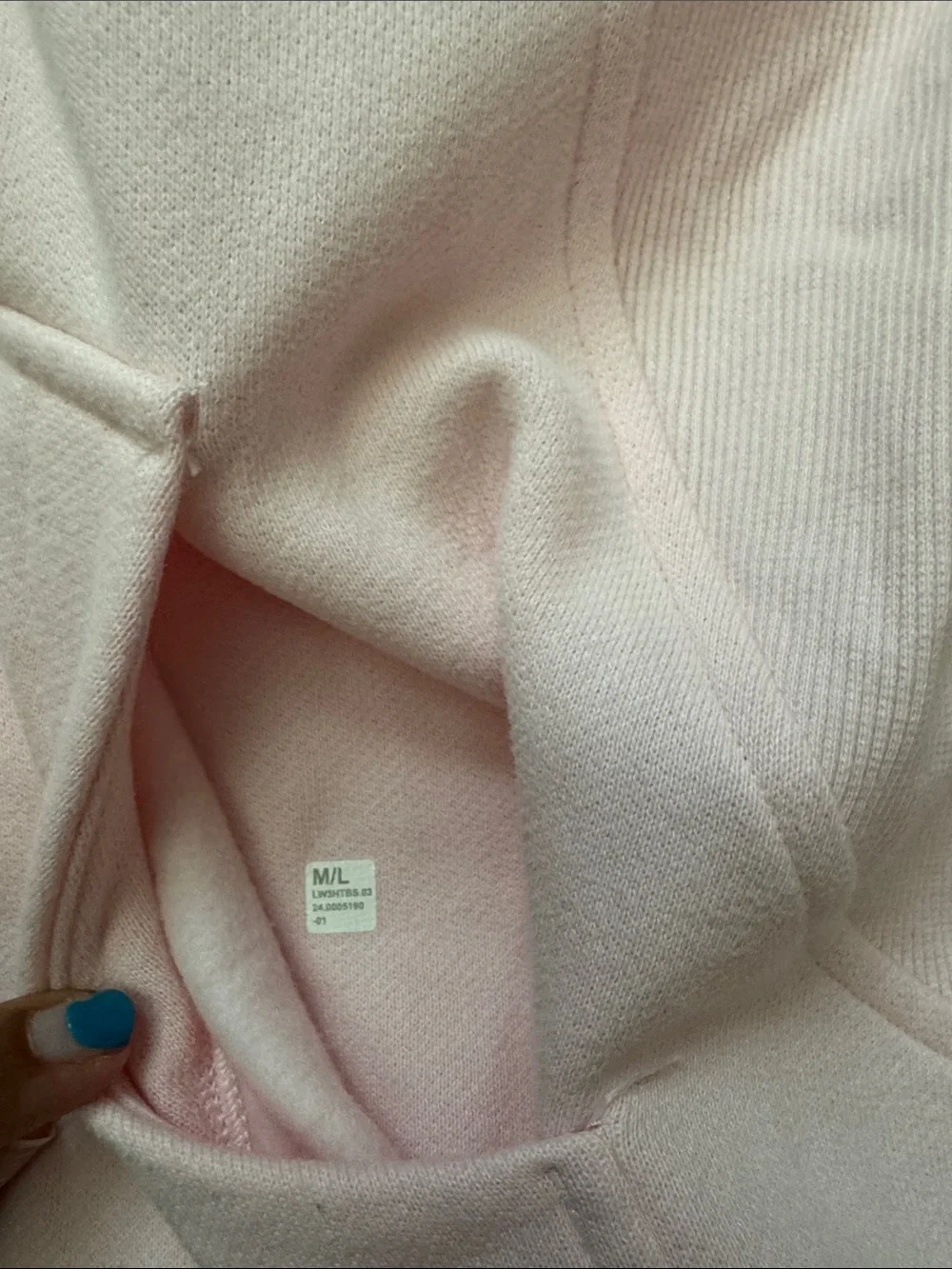 lululemon athletica Women’s Scuba Light Pink Quarter-Zip Pullover m/l - Picture 3 of 5